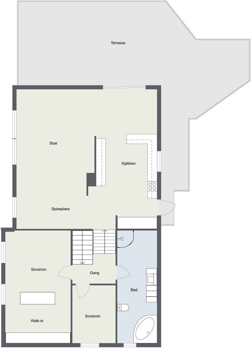 Plantegning Galleribilde