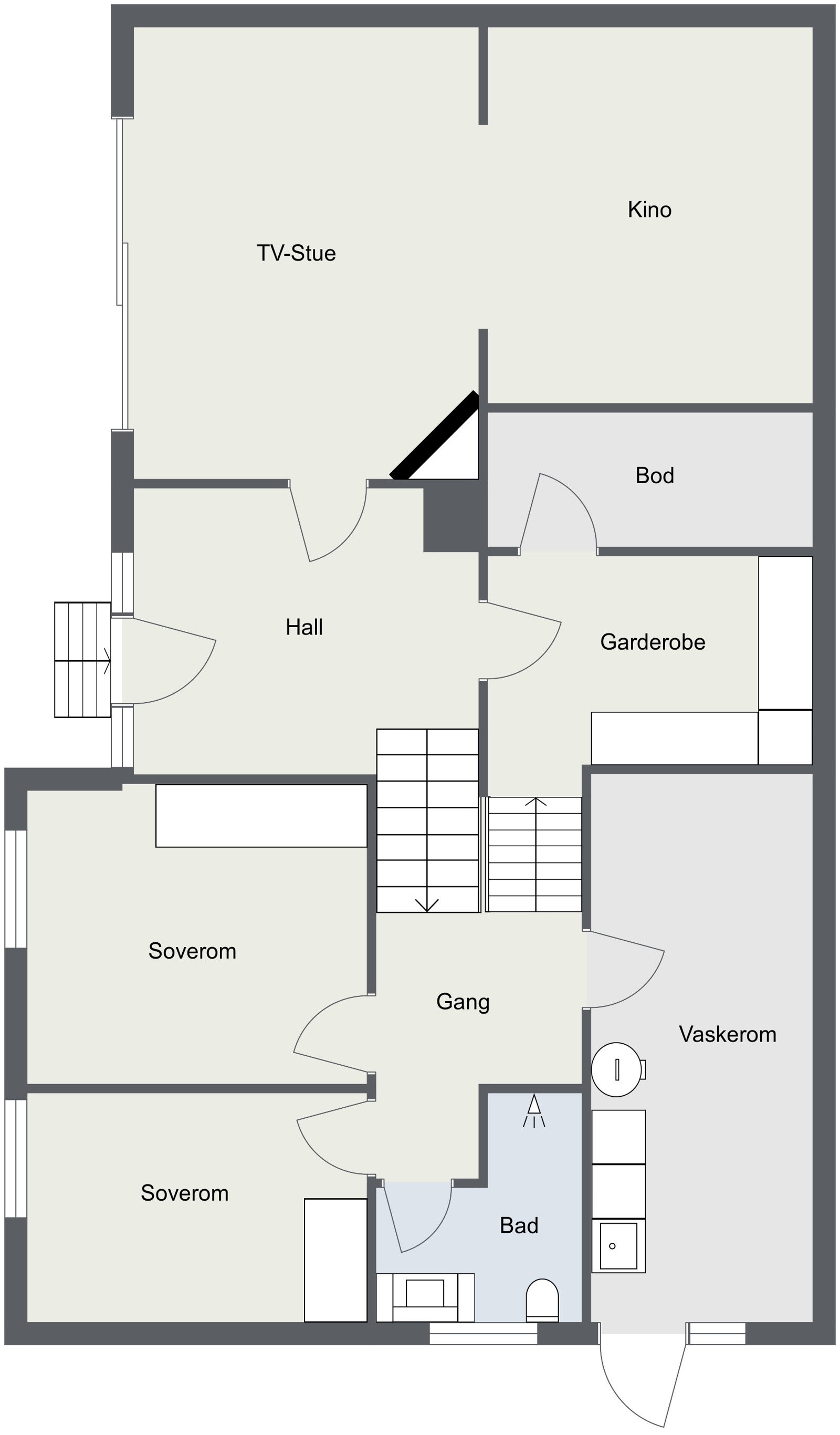 Plantegning Galleribilde