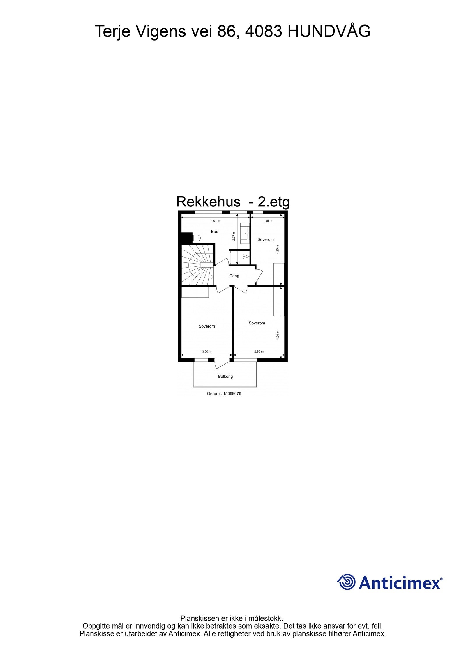 Plantegning 2.etg Galleribilde