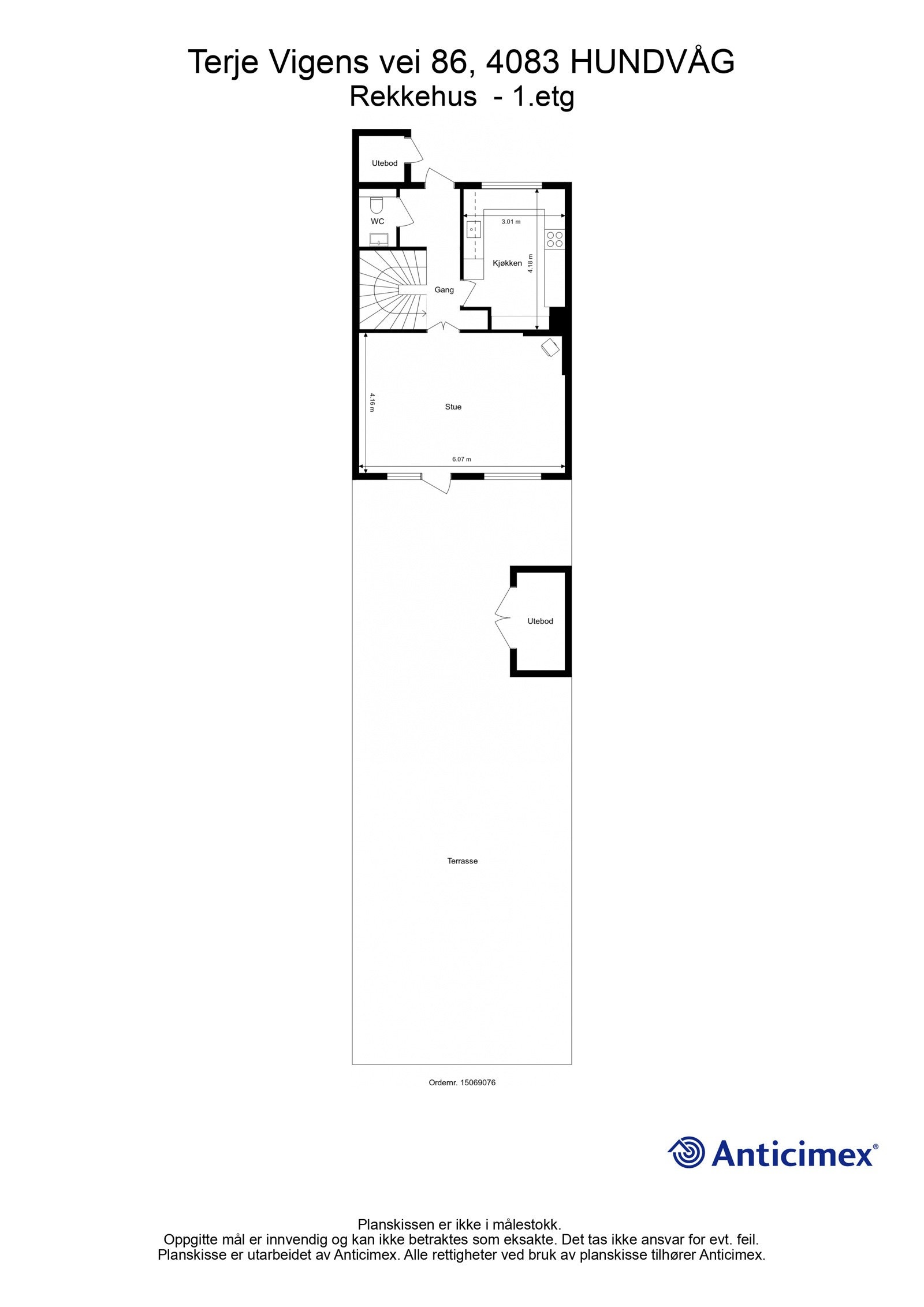 Plantegning 1.etg Galleribilde
