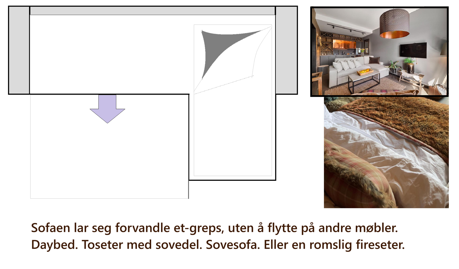Sovesofa Galleribilde