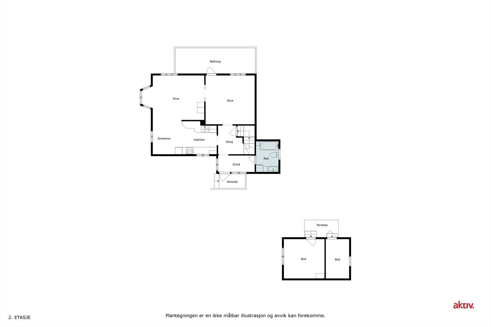 Plantegning Galleribilde