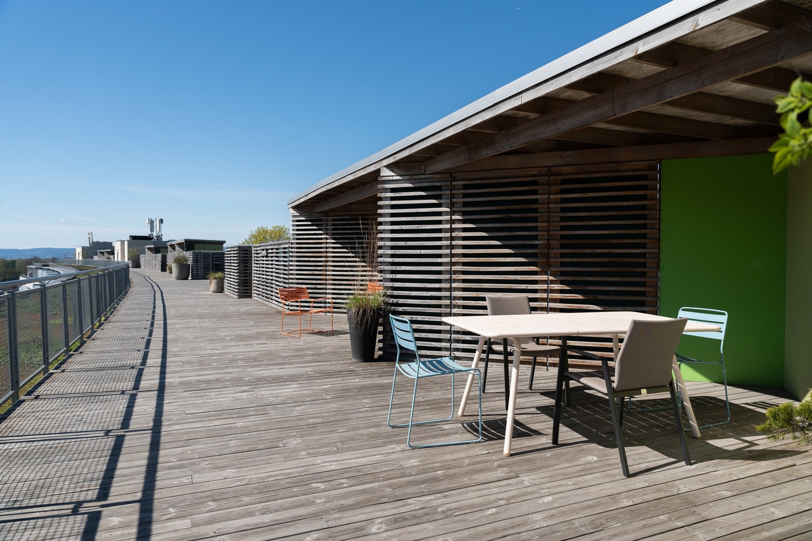 Felles takterrasse. Galleribilde