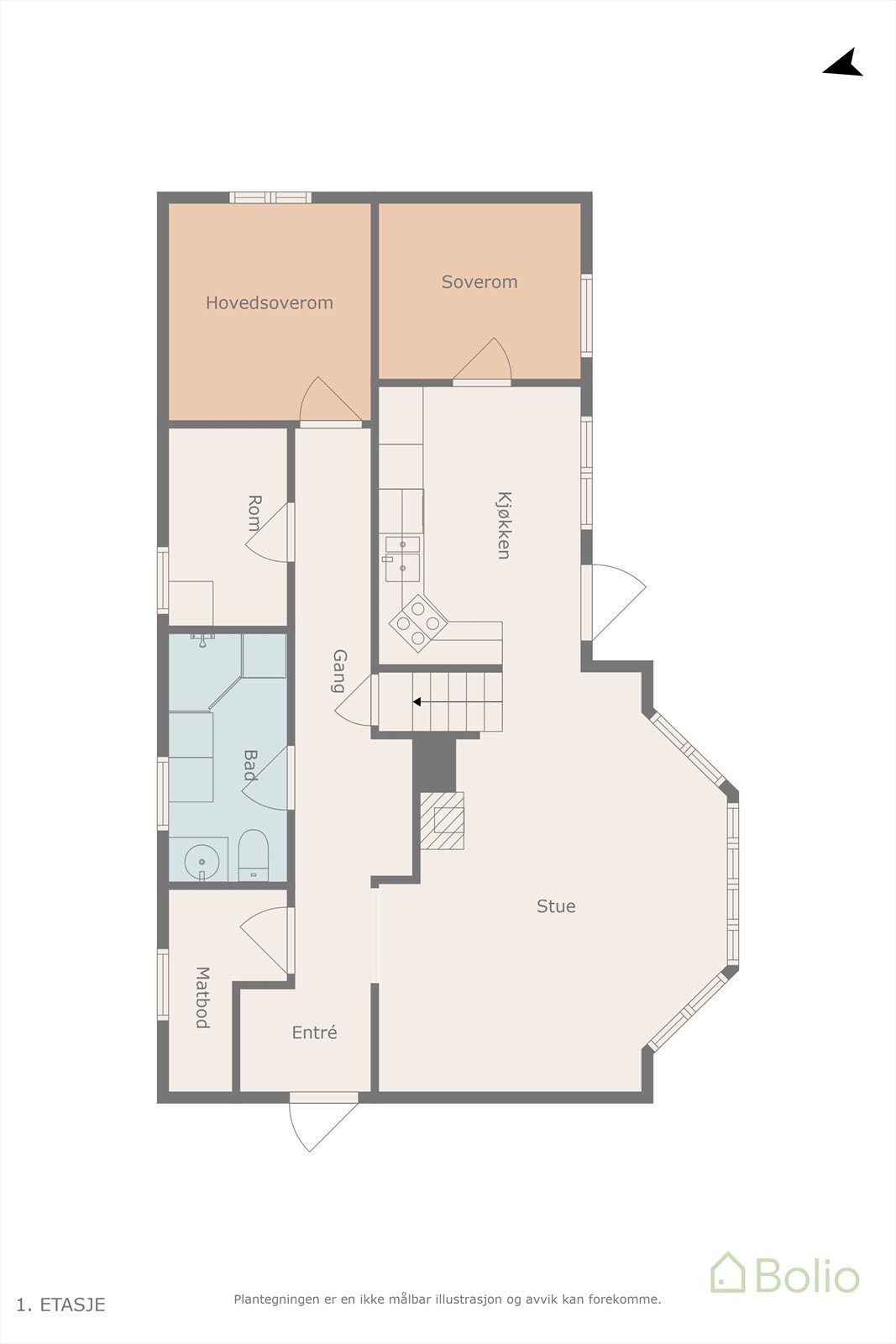 Plantegning Galleribilde