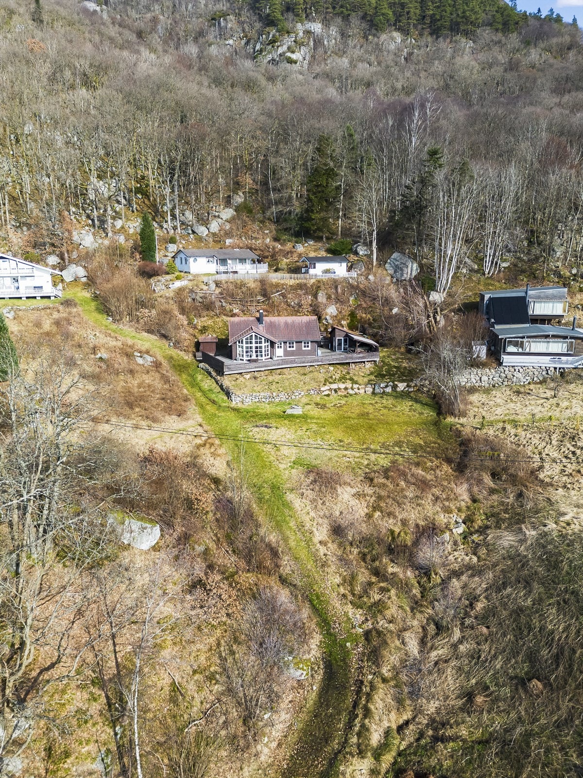 Dronefoto Galleribilde