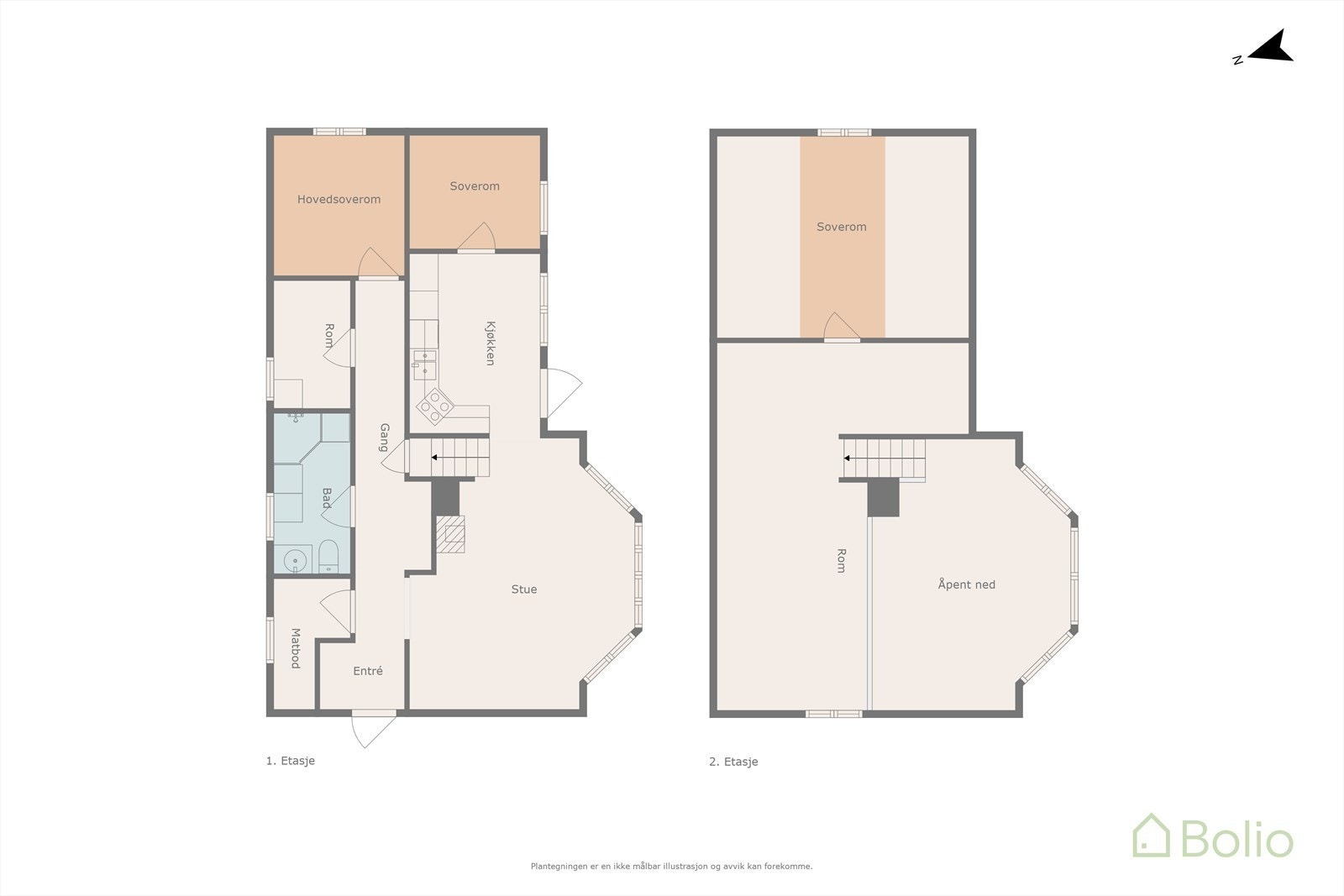 Plantegning Galleribilde