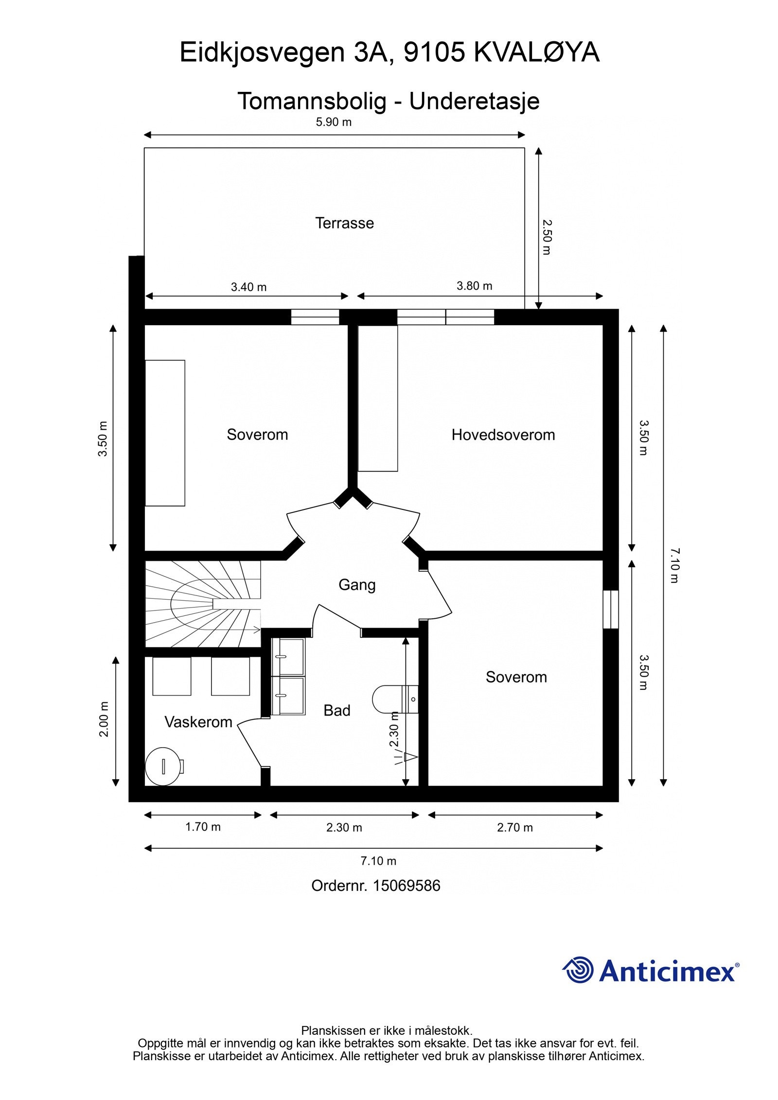 Plantegning u. etasje Galleribilde