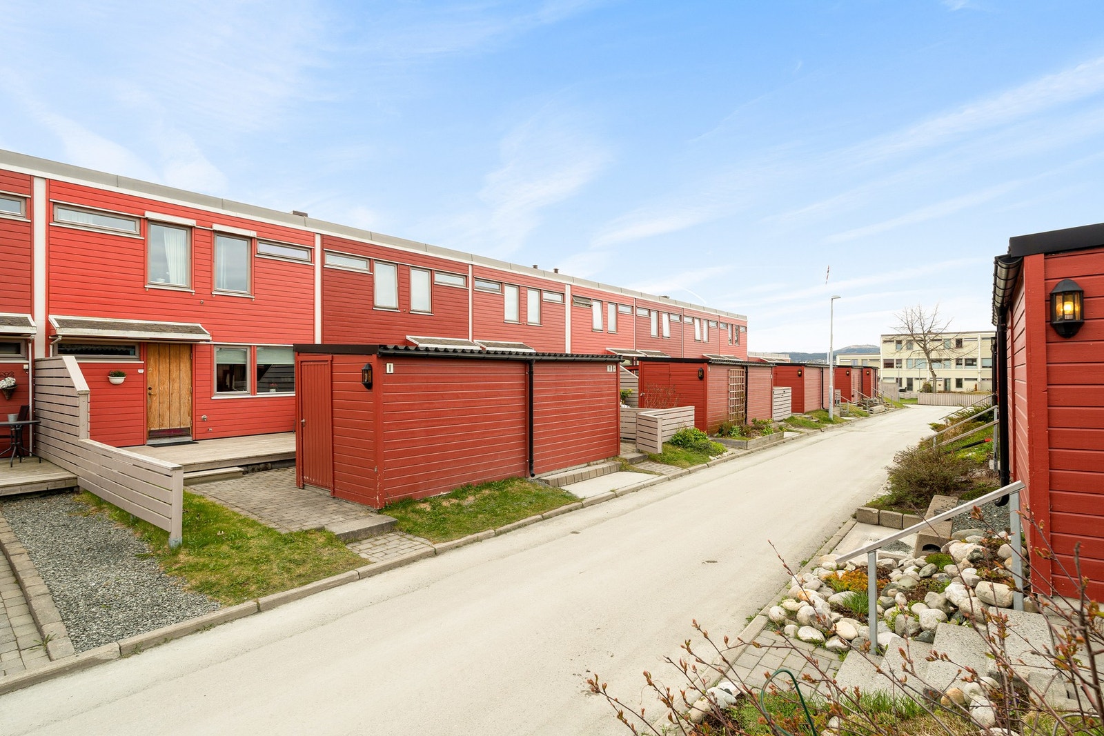 Her kan du bo i rolige, trygge og barnevennlige omgivelser. Galleribilde