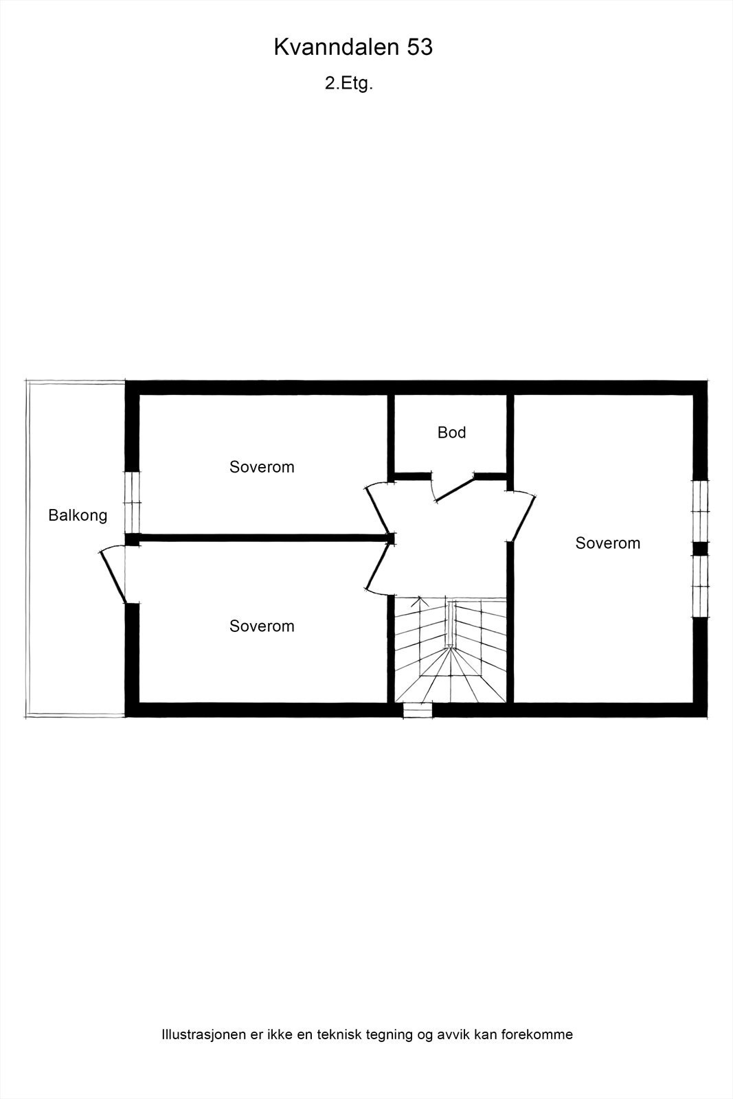 Plantegning | Loftsetasje. Galleribilde