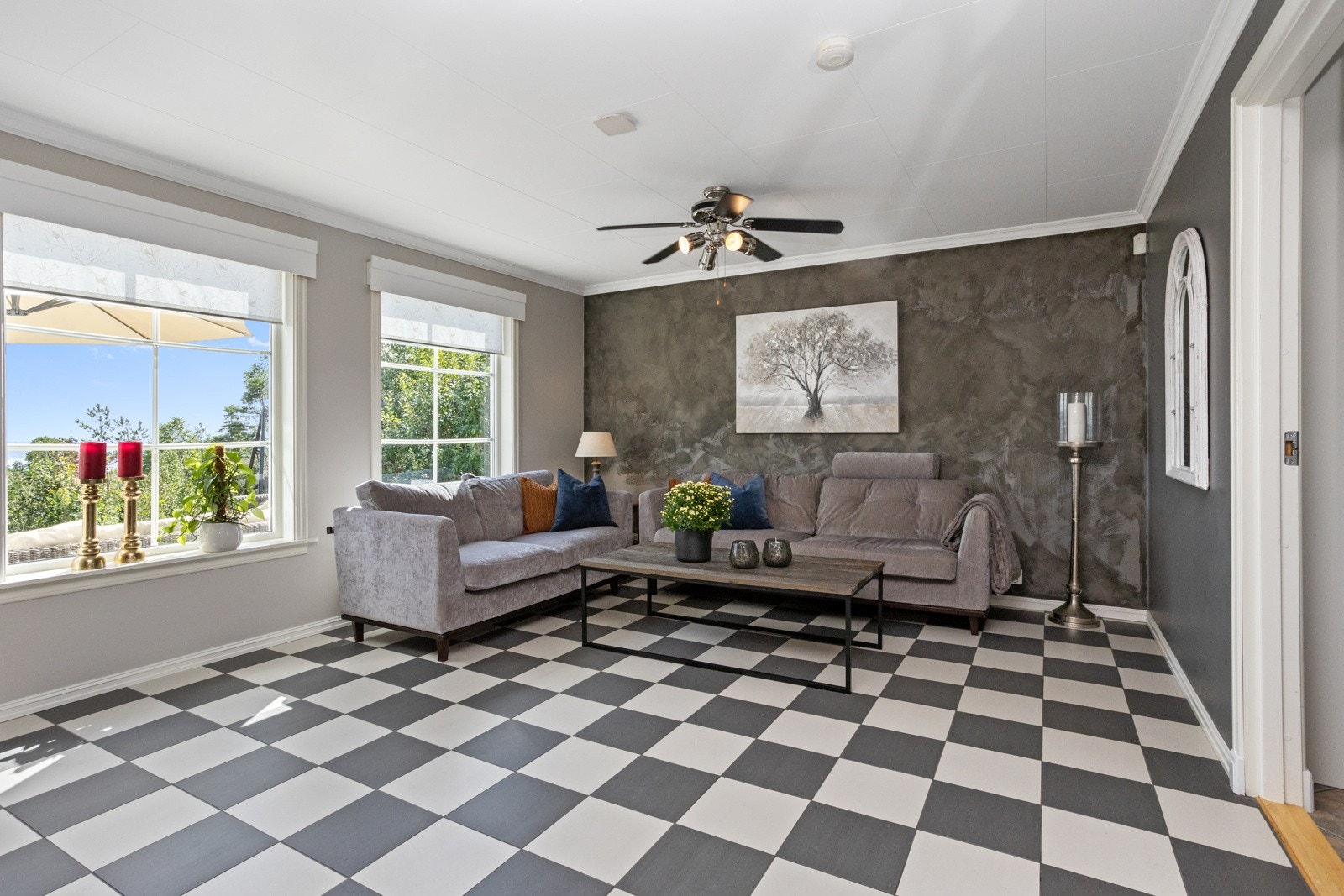 Som tredje stue ligger tv-stuen Galleribilde