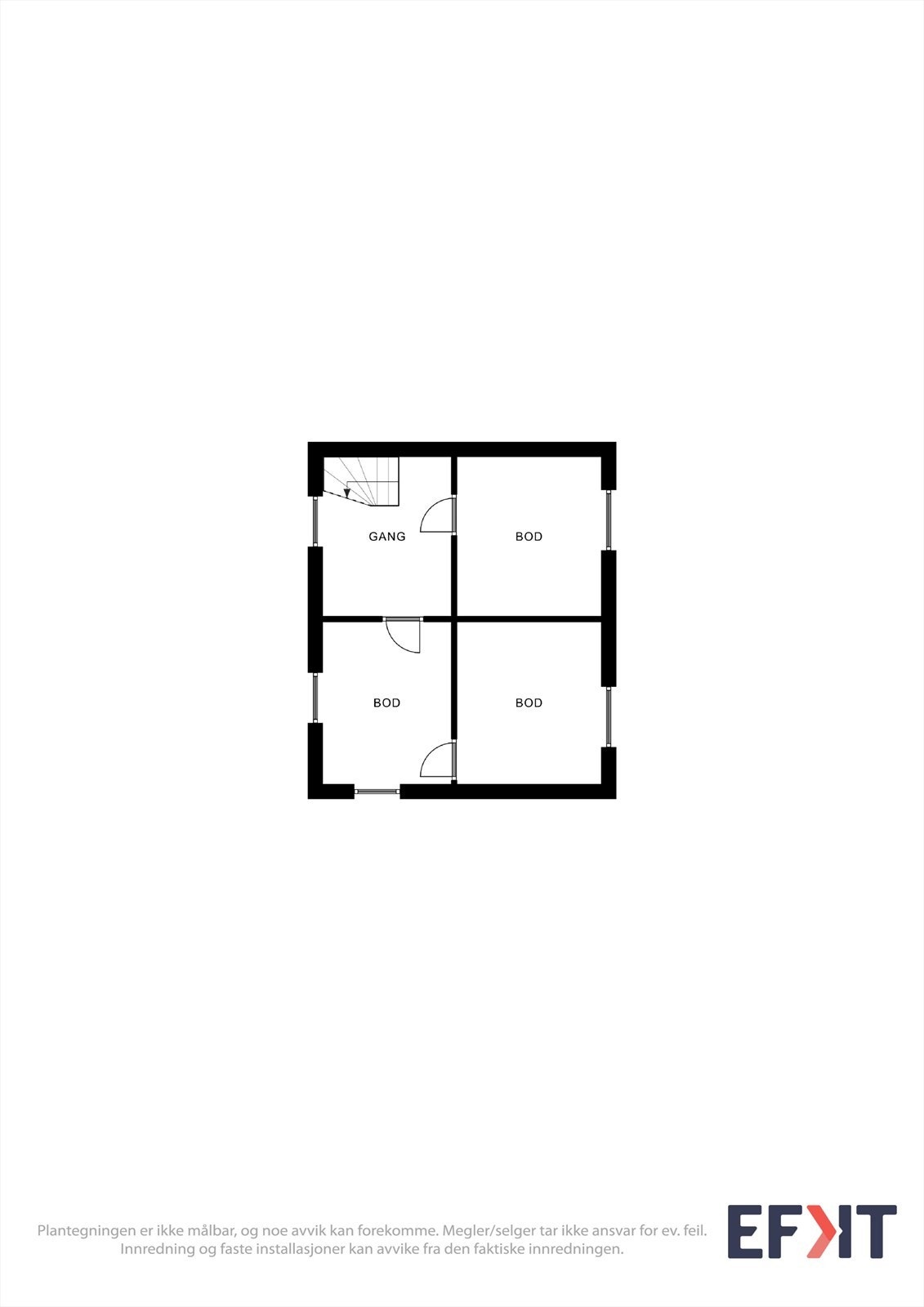 Plantegning kjeller Galleribilde