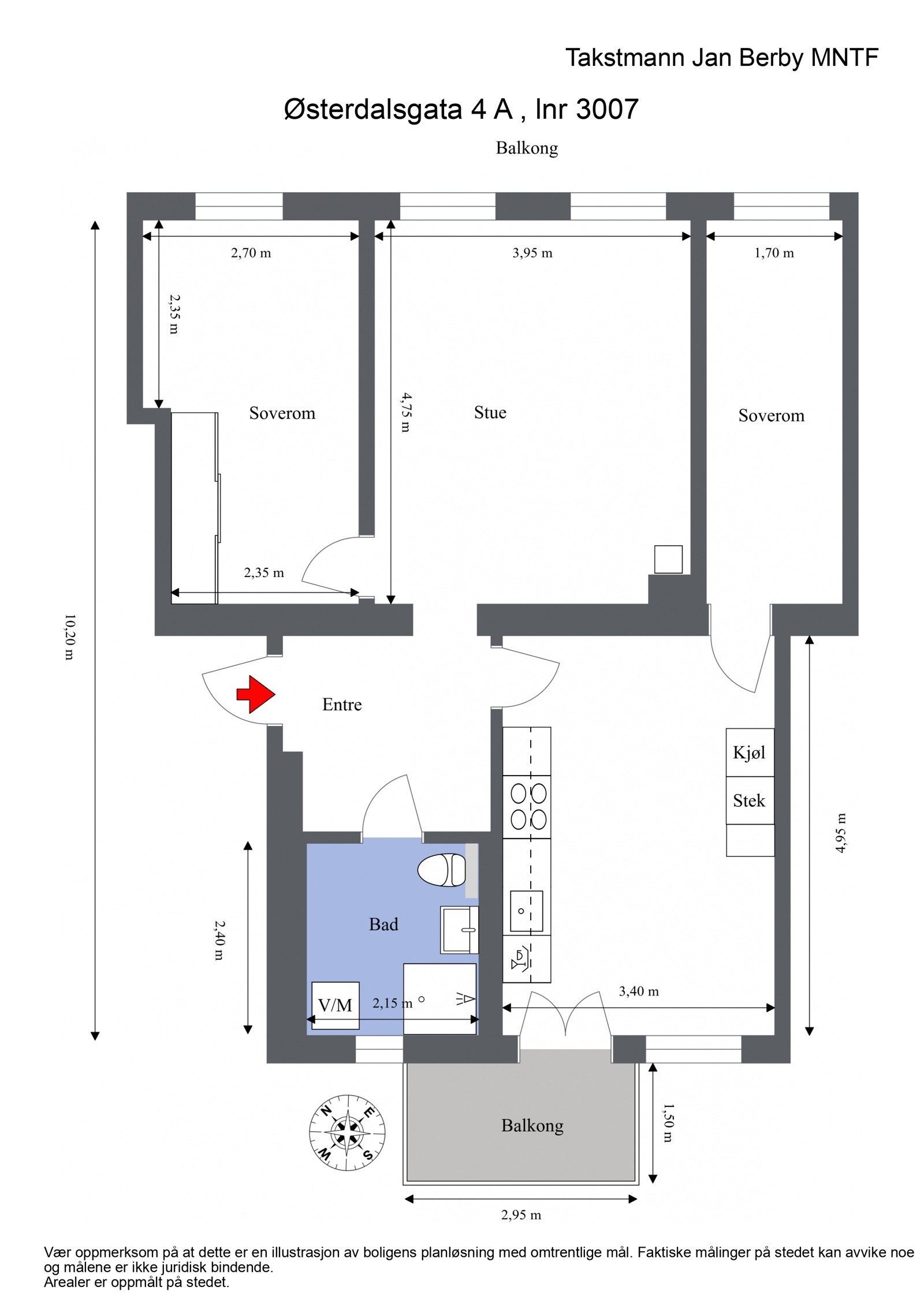 Plantegning Galleribilde