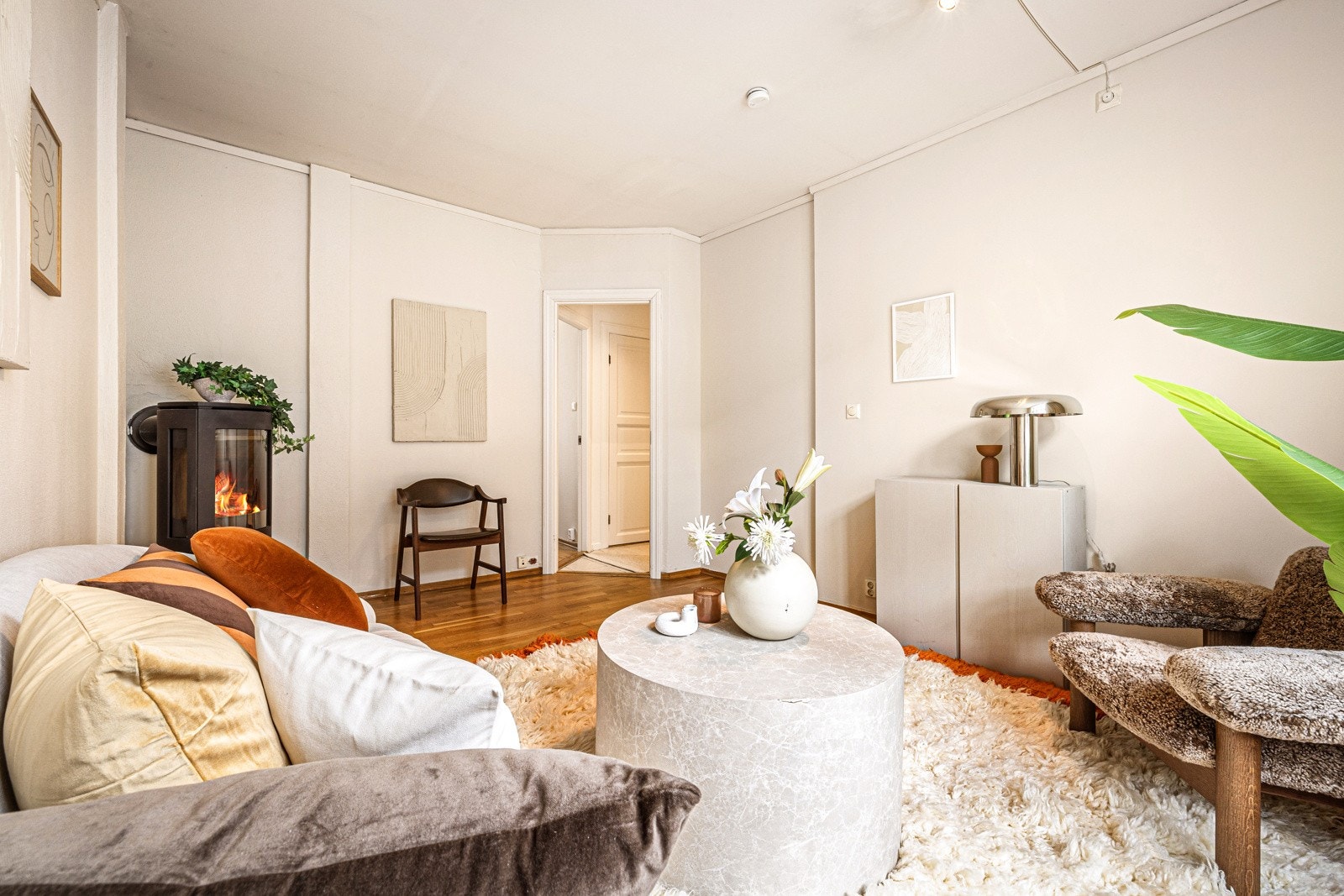- Her er det mye god veggplass for fin kunst - Galleribilde