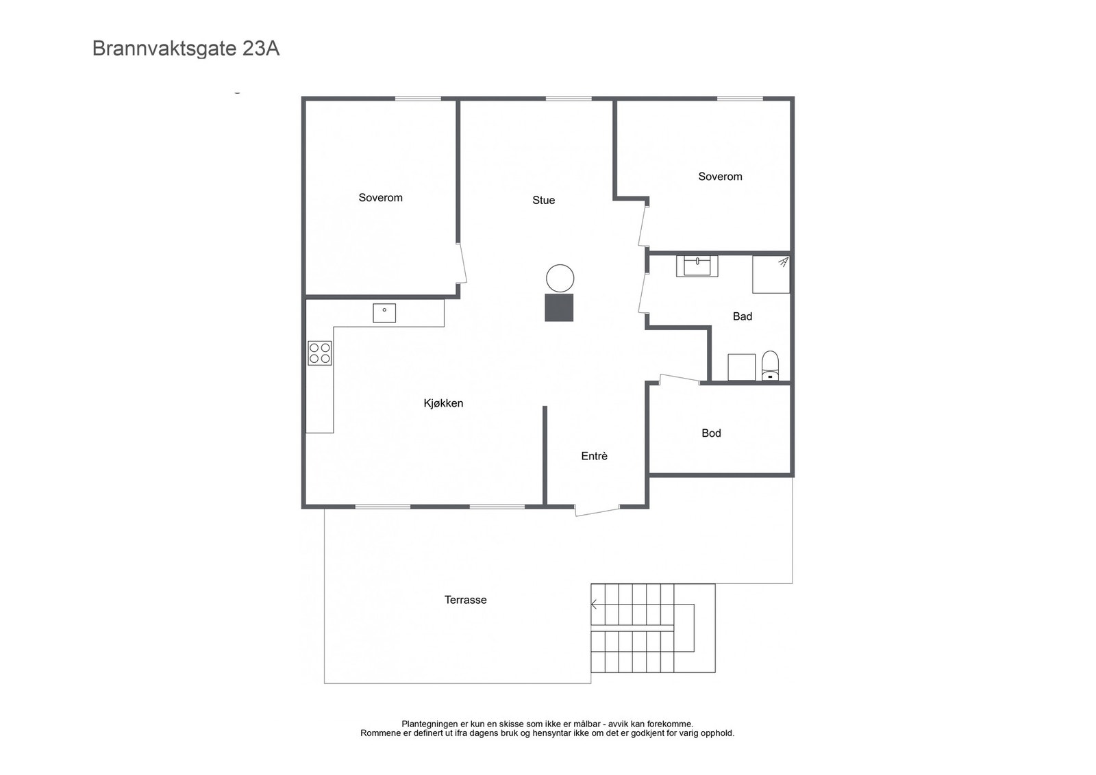 Plantegning Galleribilde