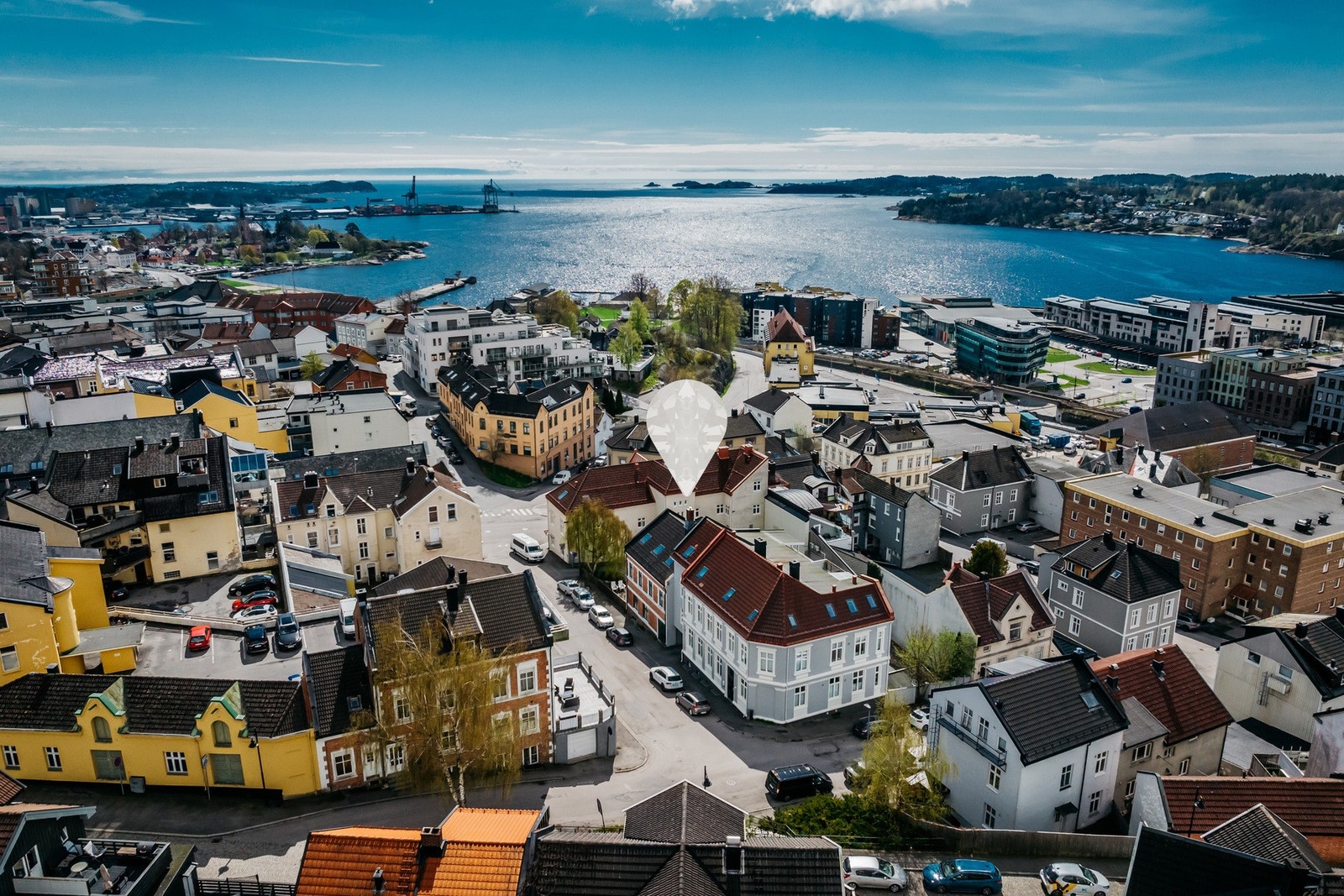 Larvik sentrum på sitt vakreste! Galleribilde