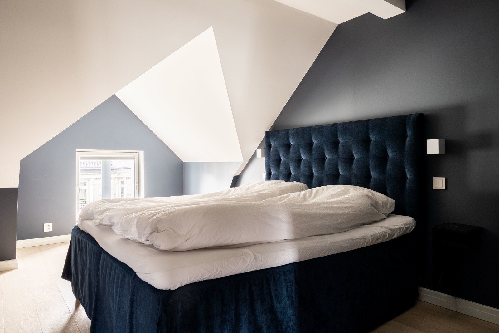 Romslig soverom på hemsen. Galleribilde