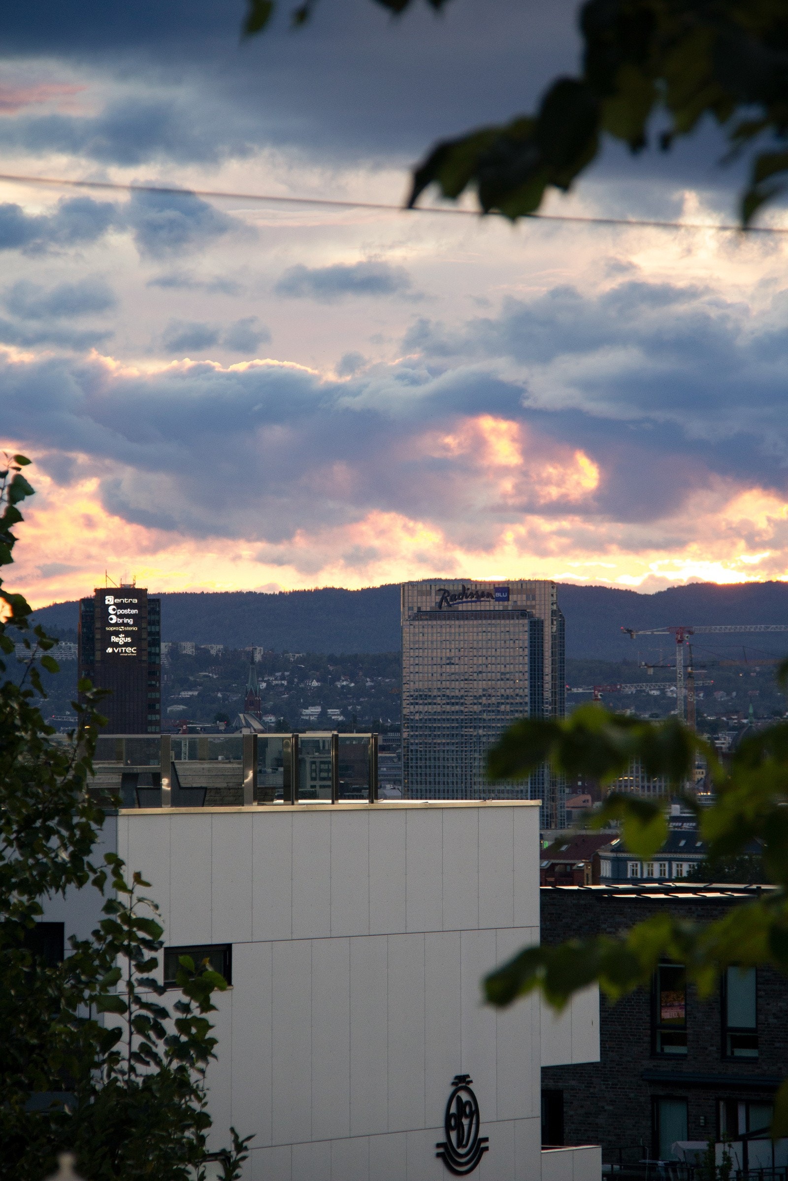 Utsiktsbilde fra felleshagen. Galleribilde