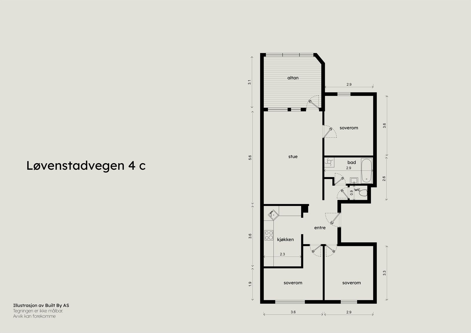 Plantegning Galleribilde