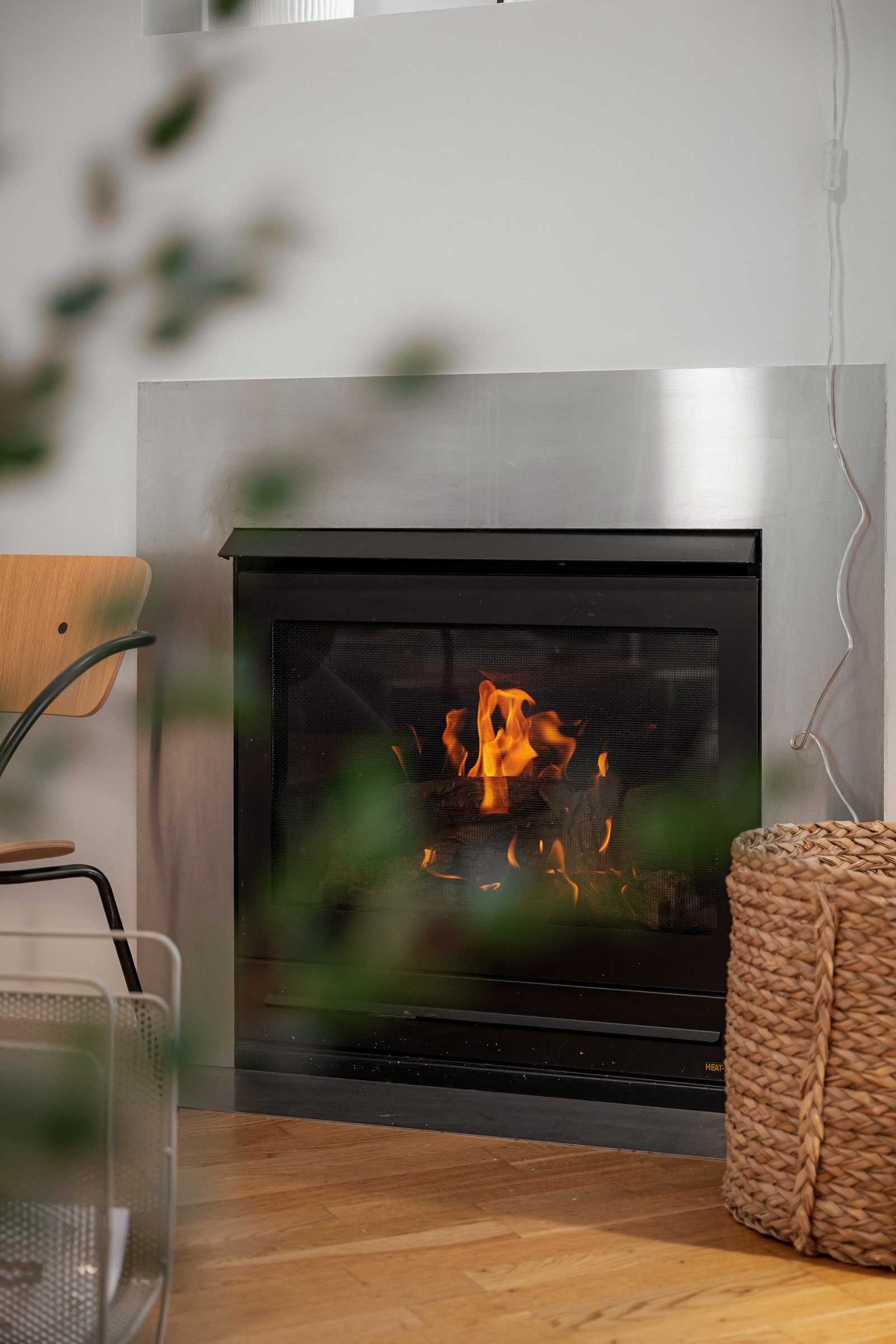 Detaljer som gasspeis fra Heat & Glo. Galleribilde