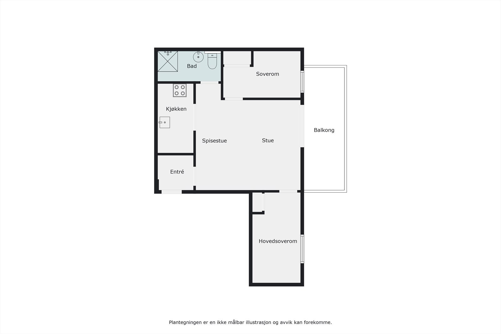 Plantegning Galleribilde