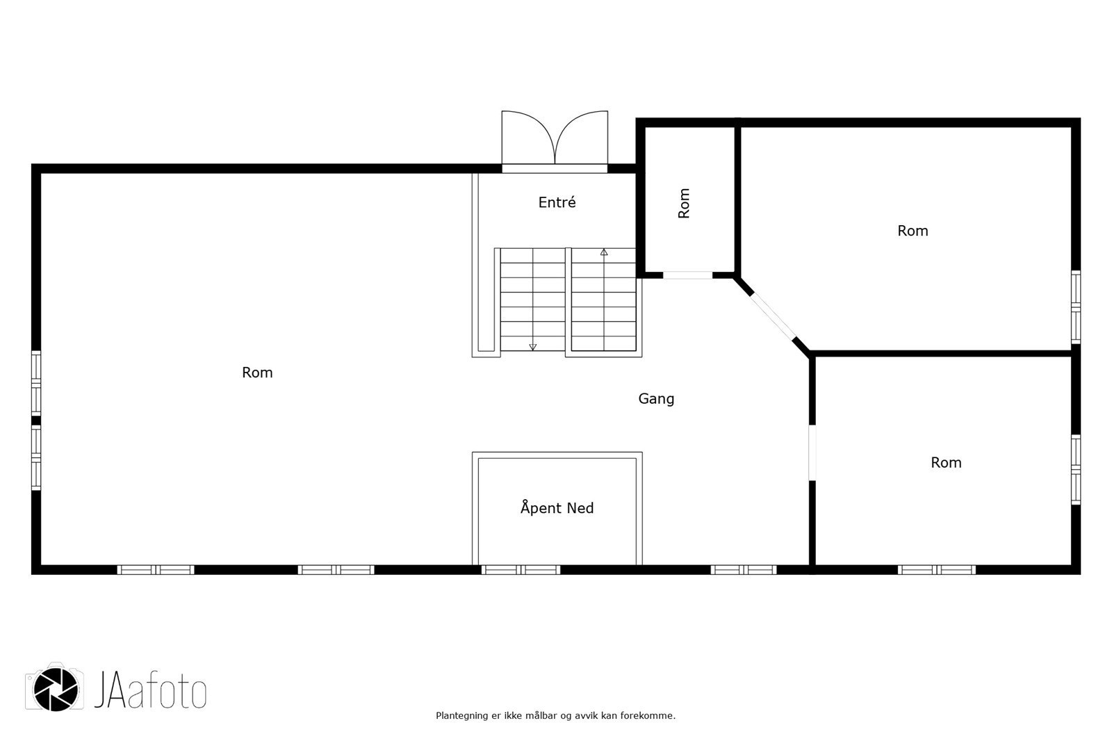 Plantegning 2. etg låve Galleribilde