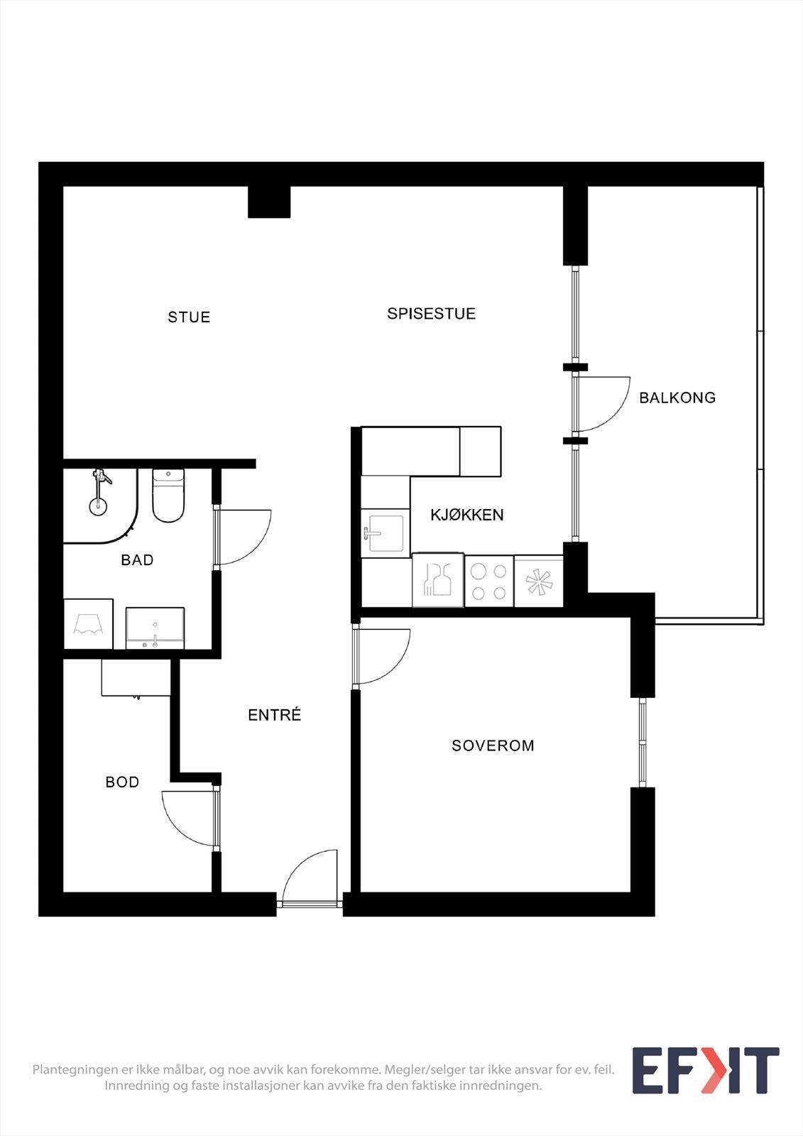 Plantegning Galleribilde