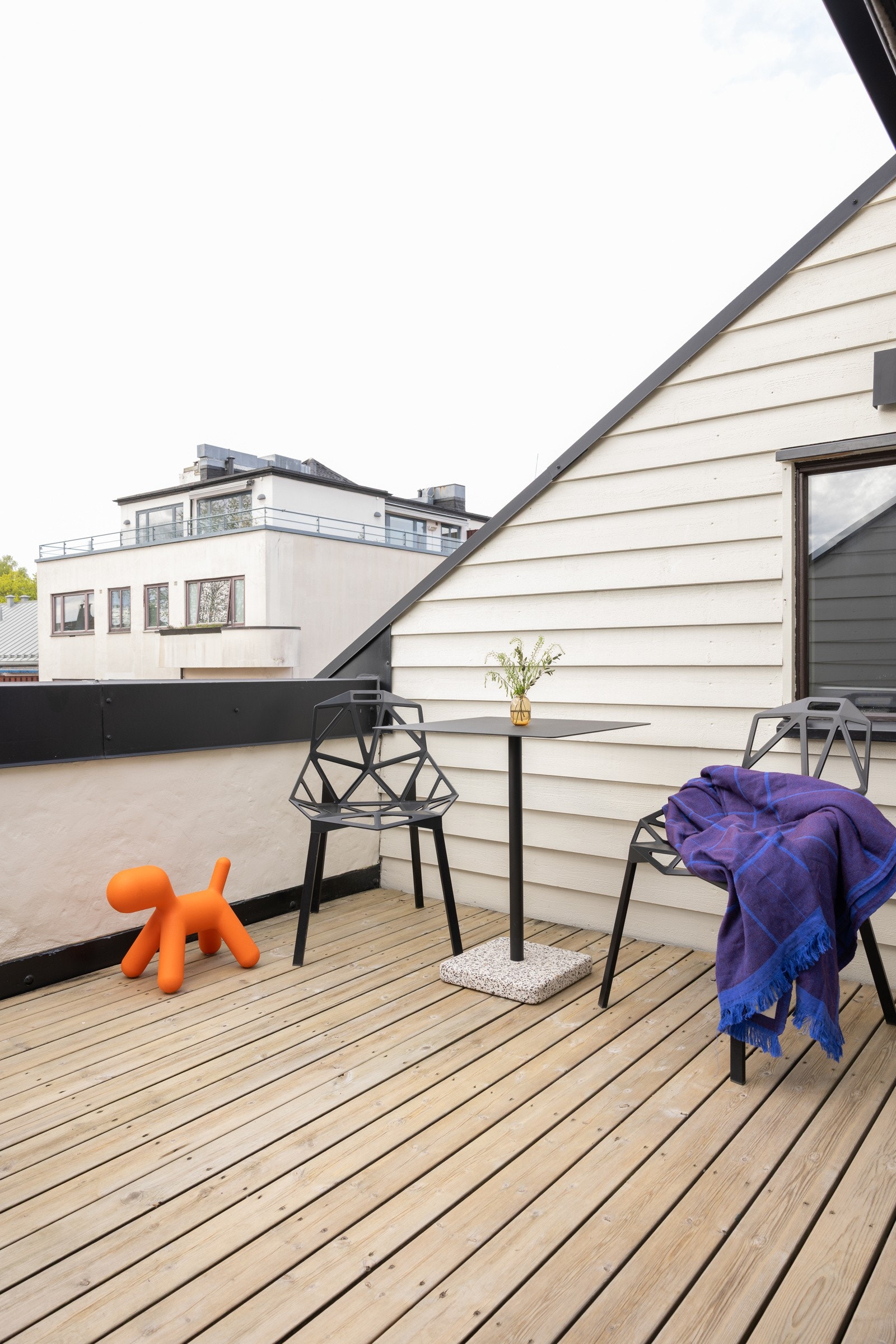 Innbydende terrasse med meget gode solforhold Galleribilde