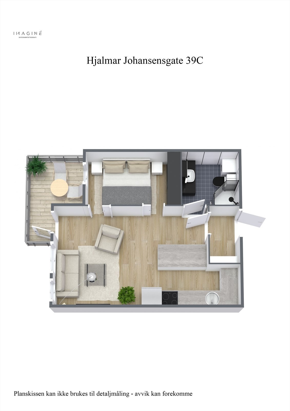 Planskisse 3D Galleribilde