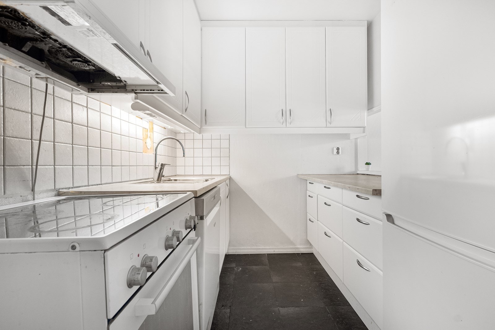 Kjøkkenet måler 4,7 m². Galleribilde