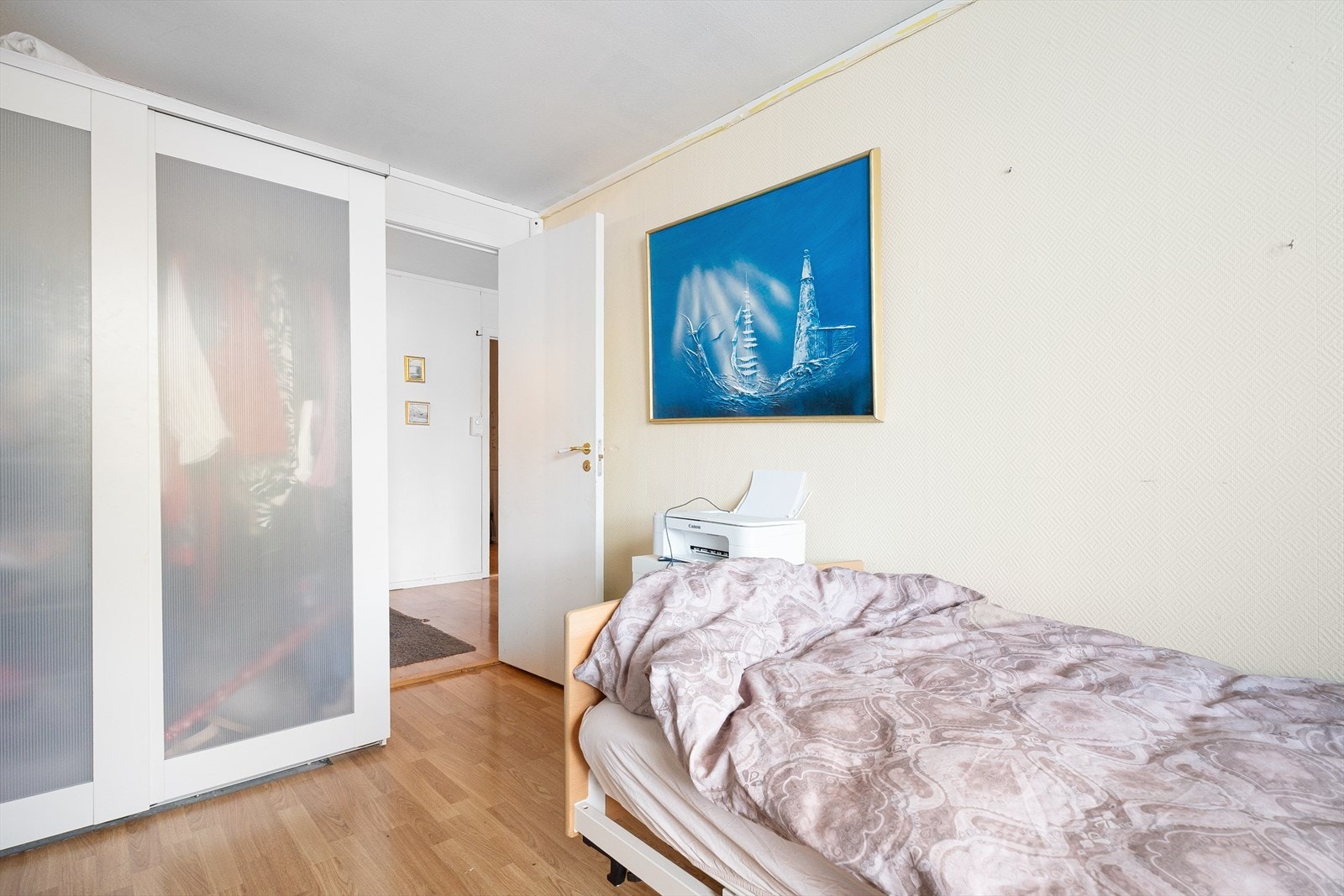 Soverommet måler 13,1 m². Galleribilde