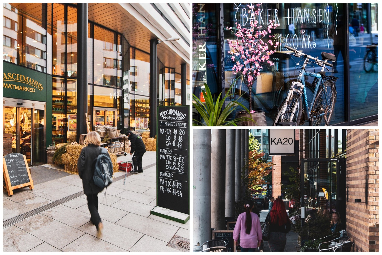 I handlegatene langs Karenslyst allé finner du et variert utvalg av dagligvarebutikker, mote- og interiørforretninger, bakerier, restauranter og det populære Maschmanns Matmarked, som byr på grill, bakeri og pizzeria Galleribilde