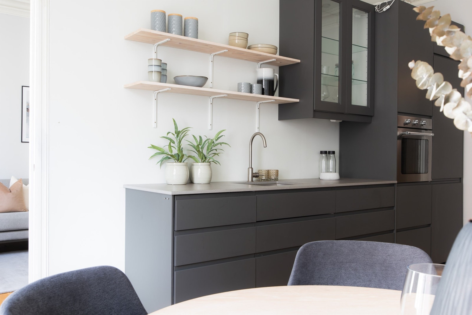 God benkeplass til matlagning. Galleribilde