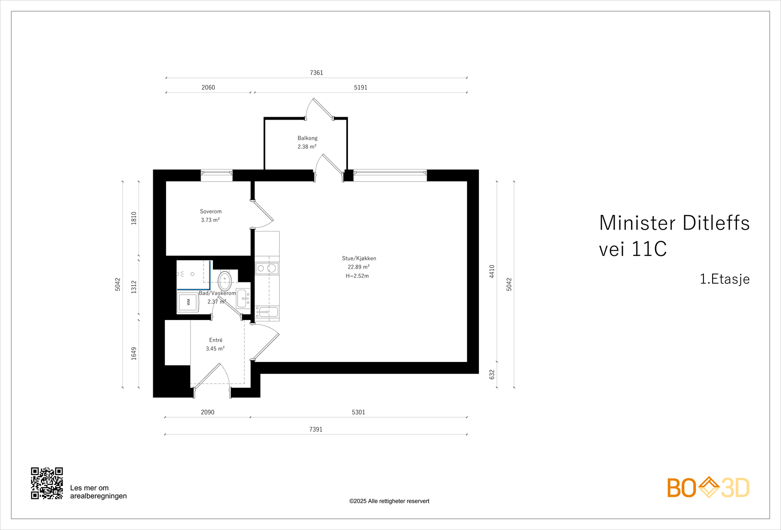 Plantegning Galleribilde