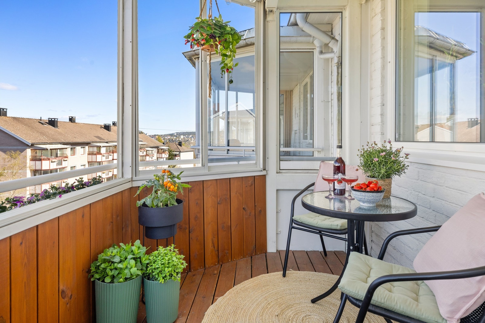 Balkong på ca. 8 kvm. Galleribilde