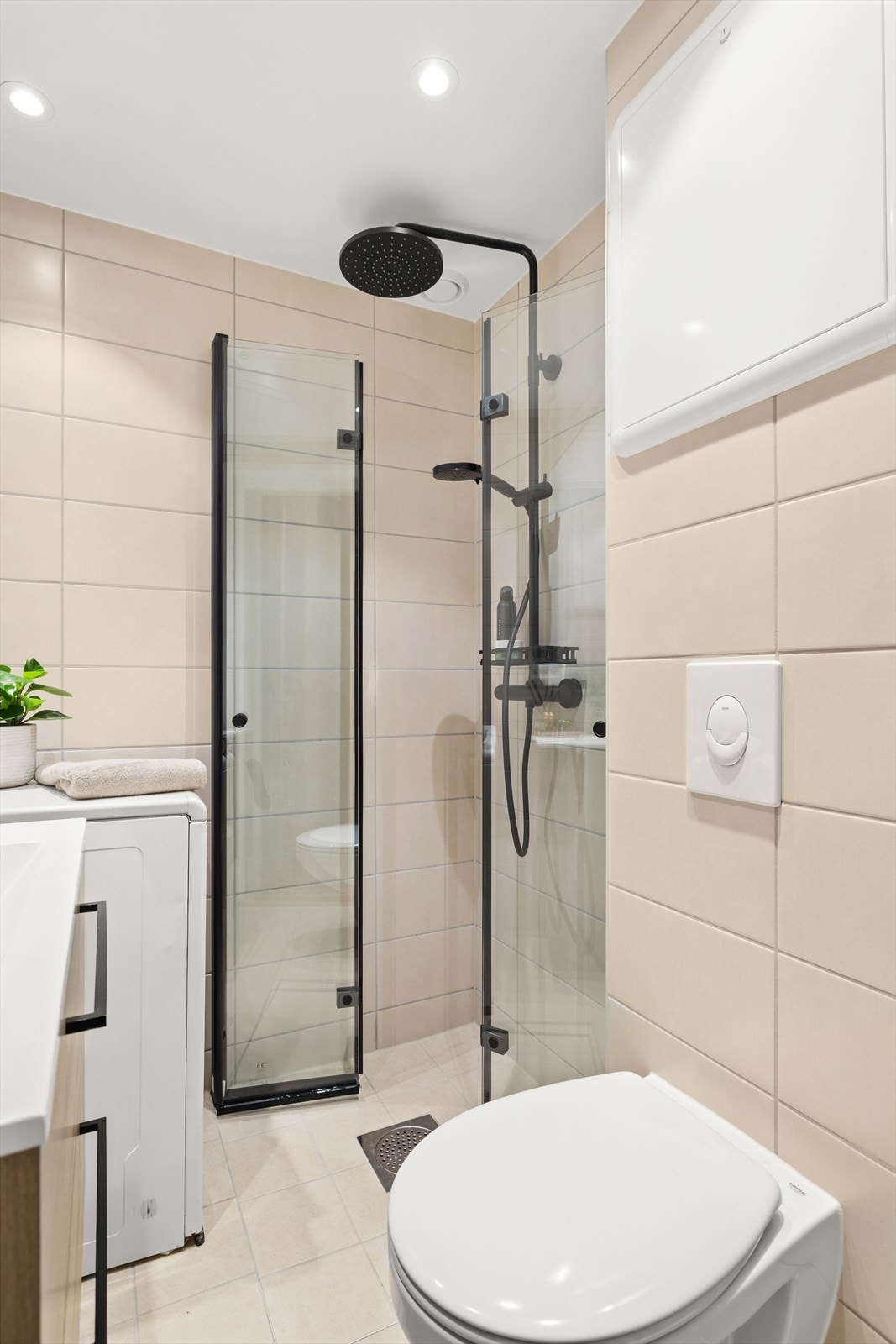 Baderom fra 2024 pusset opp i regi av borettslaget. Galleribilde