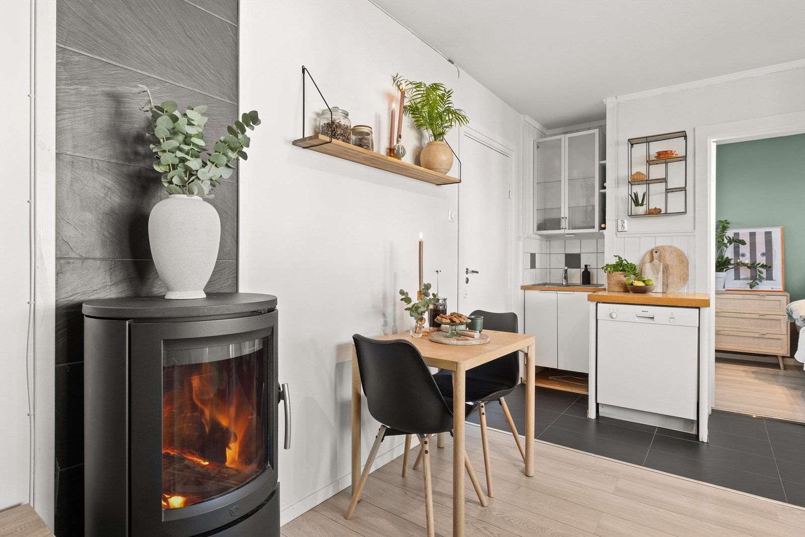 Peisovnen gir både varme og hygge på kalde høst- og vinterkvelder. Galleribilde