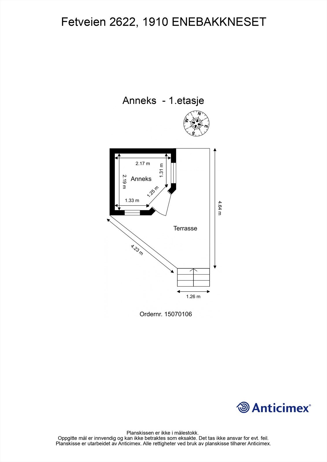 Plantegning anneks - 1.etasje Galleribilde