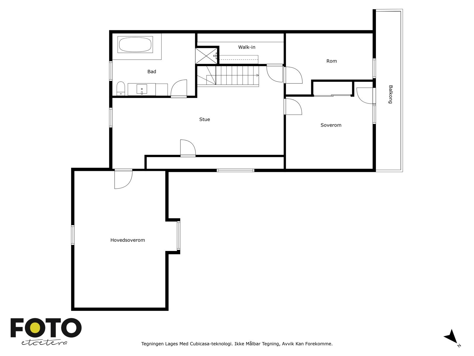 Plantegning andre etasje Galleribilde