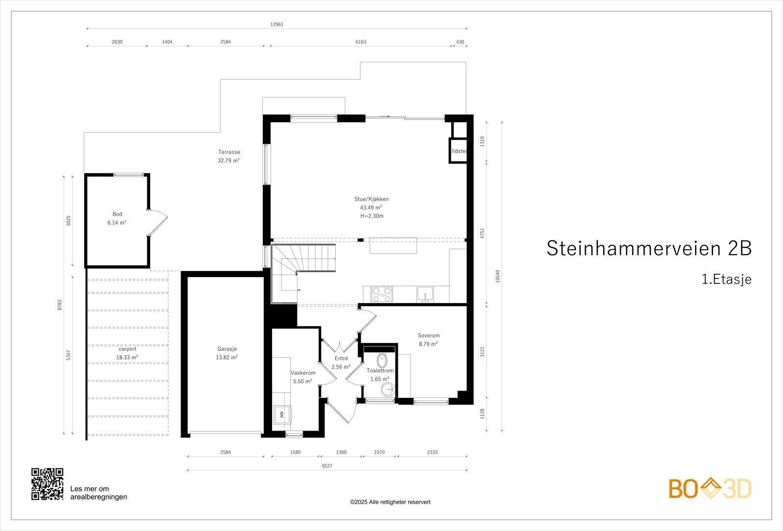 Steinhammerveien 2B - 1.Etasje Galleribilde