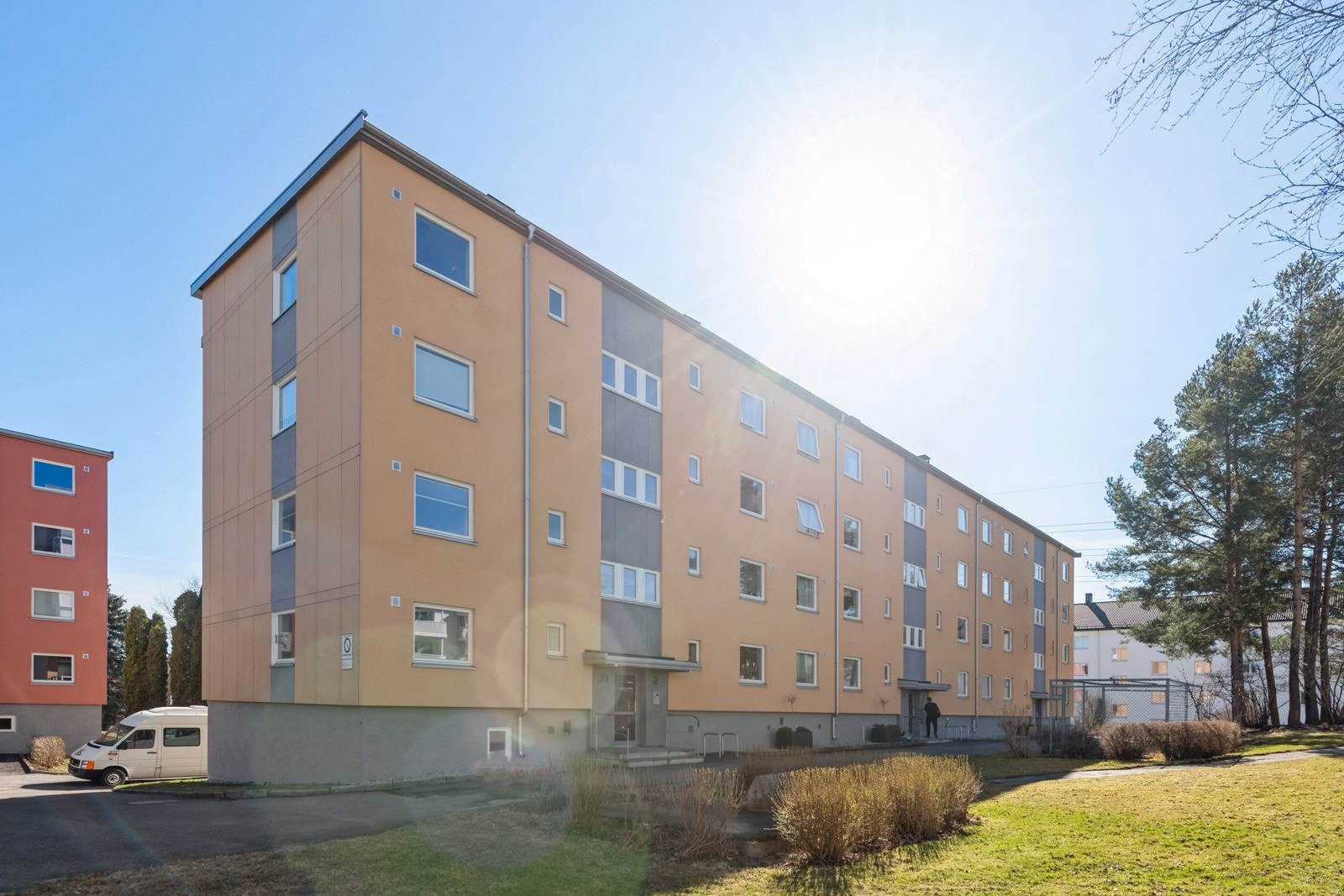 Hyggelig fellesarealer rundt blokken Galleribilde