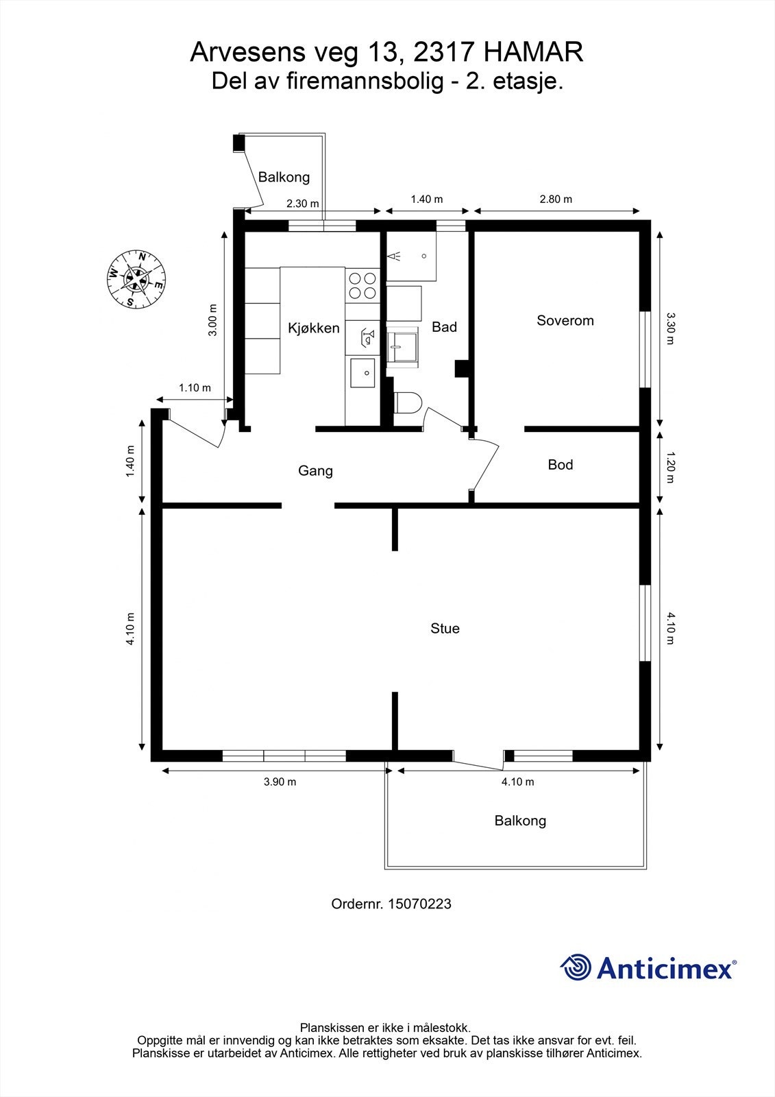Plantegning Galleribilde