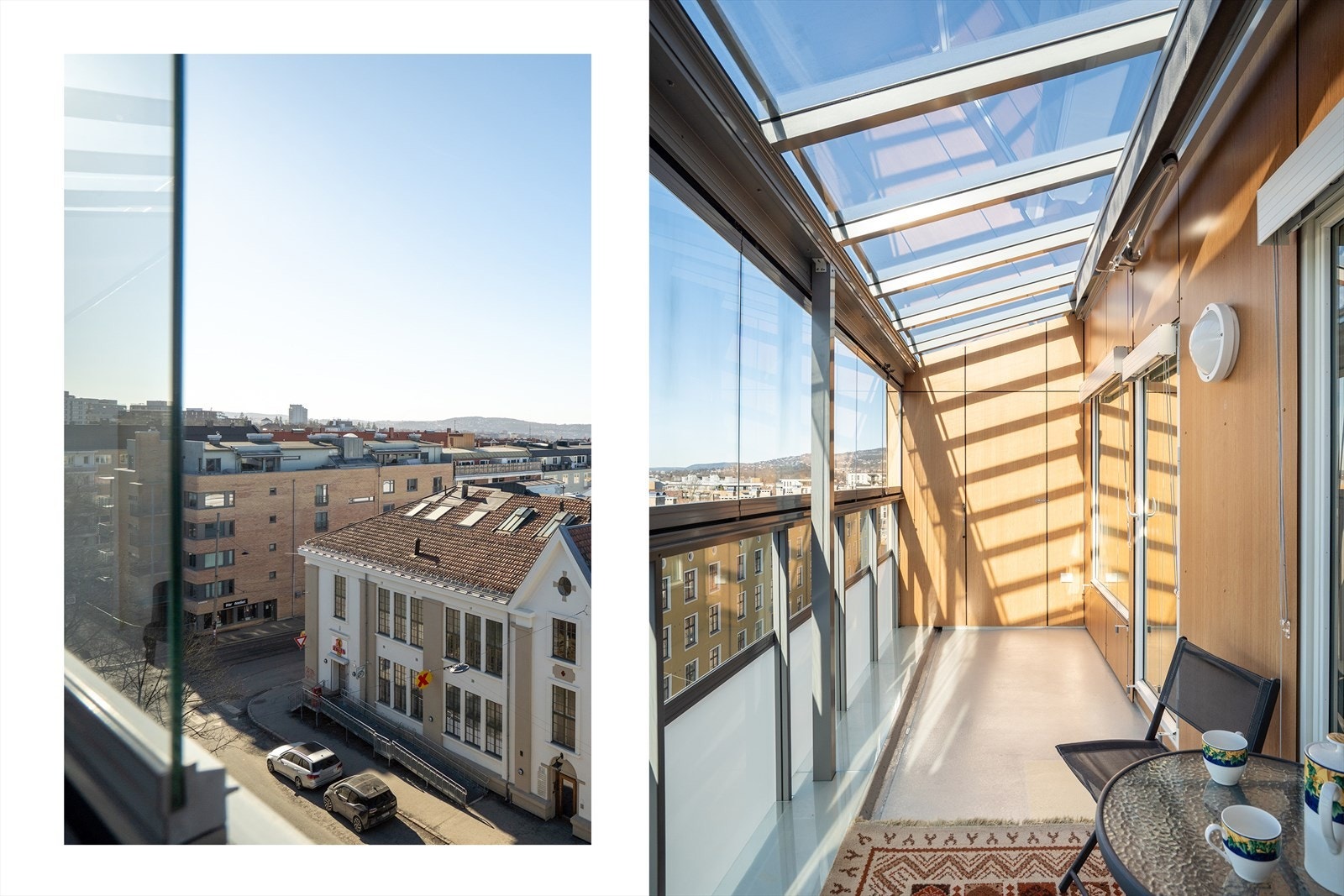 Her kan du sitte i fred og ro og nyte utsikten. Fra balkongen har du adkomst til bod. Galleribilde