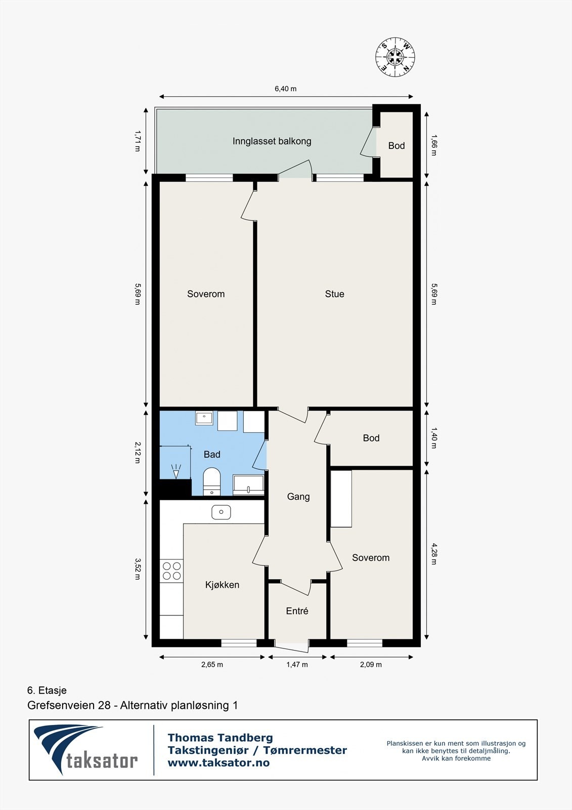 Alternativ plantegning 2: Galleribilde