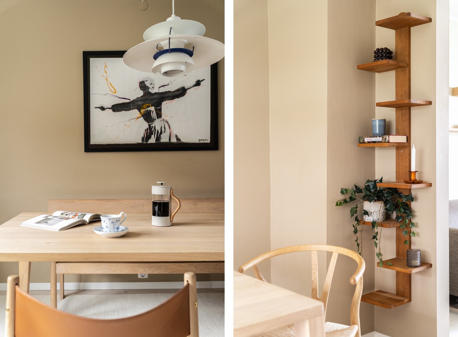 Overflatene er lyse, moderne og slette, som for øvrig går igjen gjennom hele boligen. Galleribilde