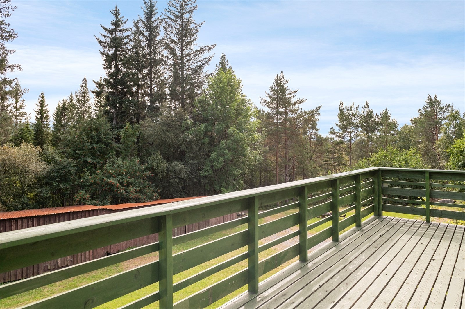 Veranda med gode sol- og utsiktsforhold Galleribilde