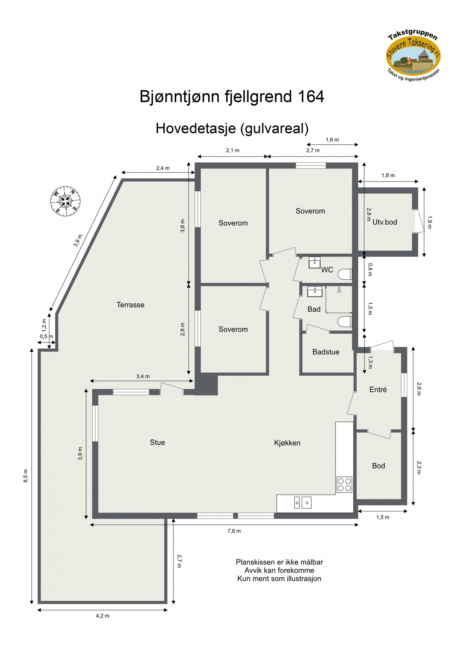 Plantegning Galleribilde