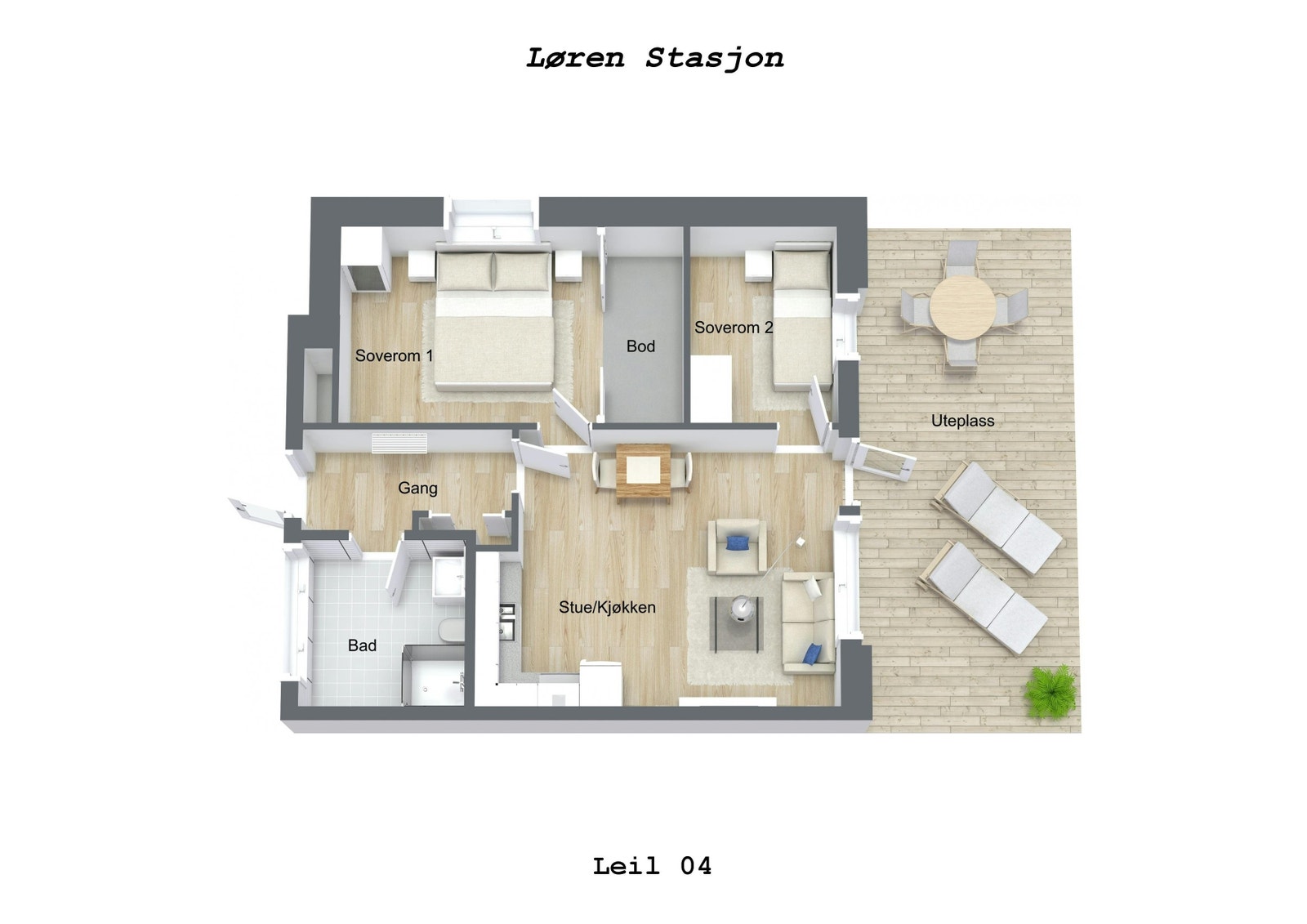 Plantegning leil. 101 Galleribilde