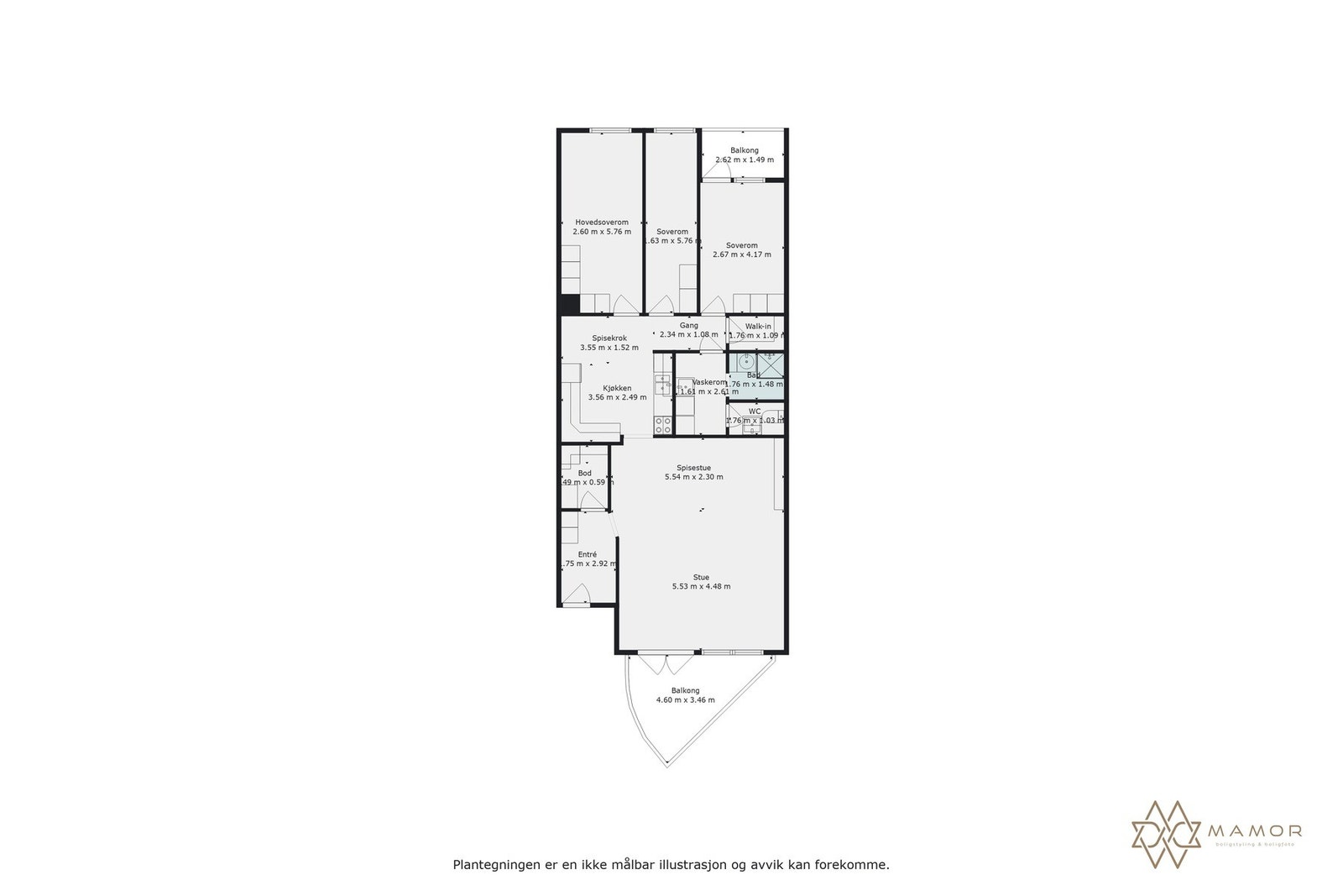 Plantegning Galleribilde