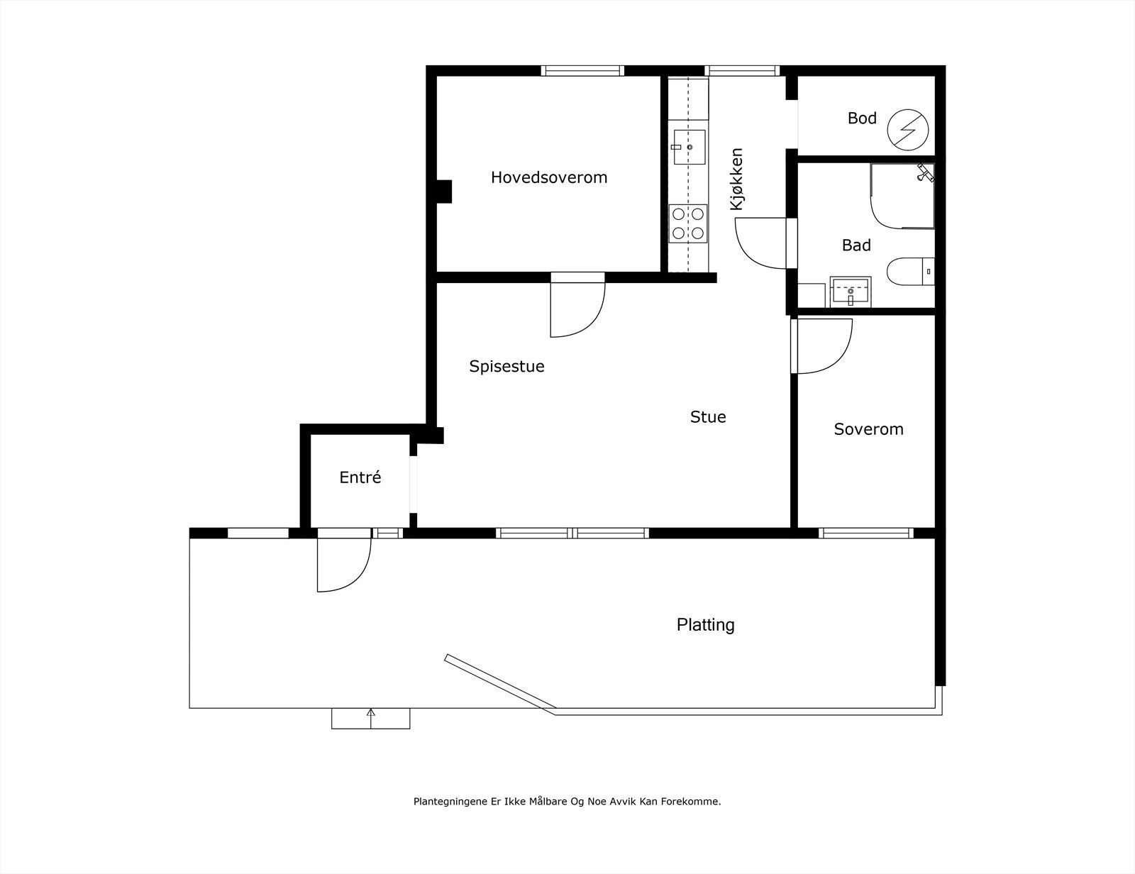 Plantegning Galleribilde
