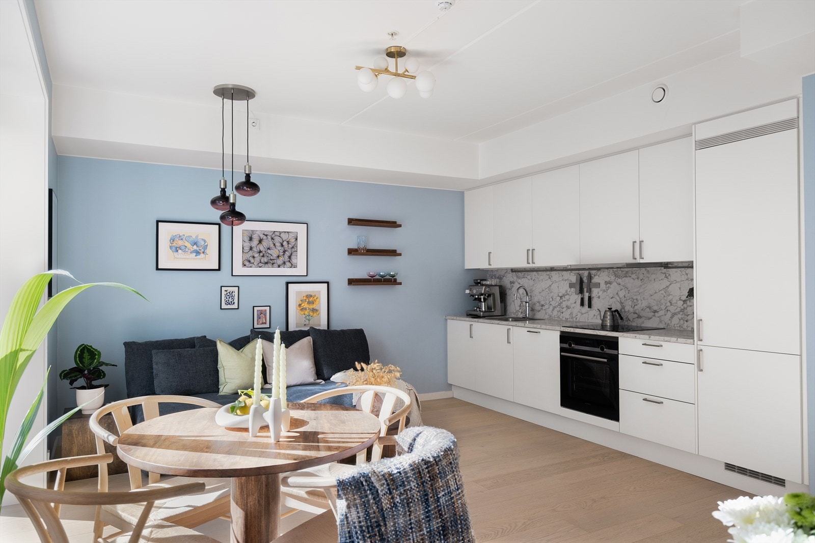 Åpen stue-/kjøkkenløsning Galleribilde